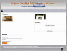Tablet Screenshot of butsch-comnet.de